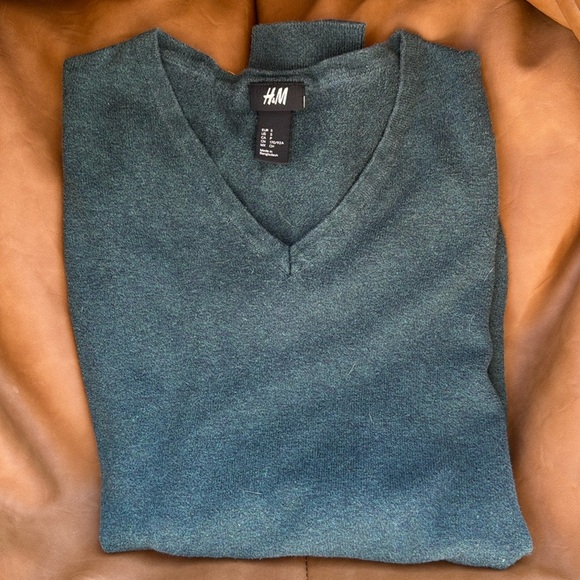 H&M Green Men’s S Sweater Green - Picture 1 of 3